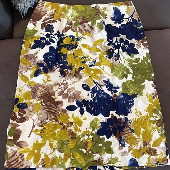 PENDLETON Colorful Floral Print Skirt Size 6 - Picture 3 of 8